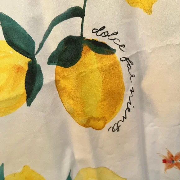 H&M NWT Dolce Far Niente Lemon Maxi Skirt - Picture 5 of 6